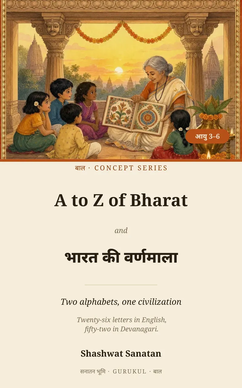 Cover of A to Z of Bharat · भारत की वर्णमाला
