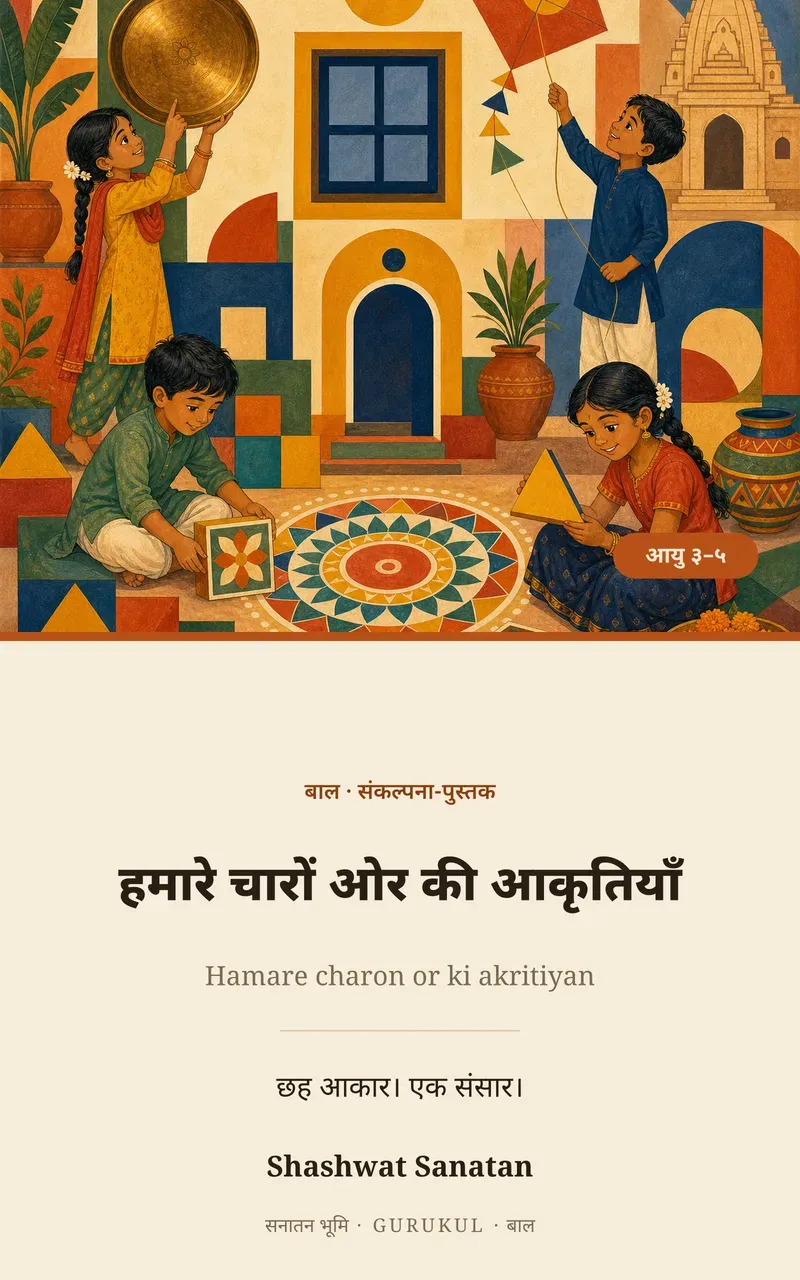 हमारे चारों ओर की आकृतियाँ पुस्तक का आवरण