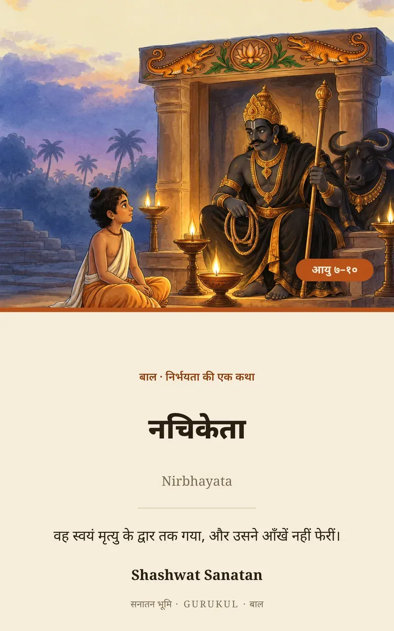 नचिकेता और यमराज पुस्तक का आवरण