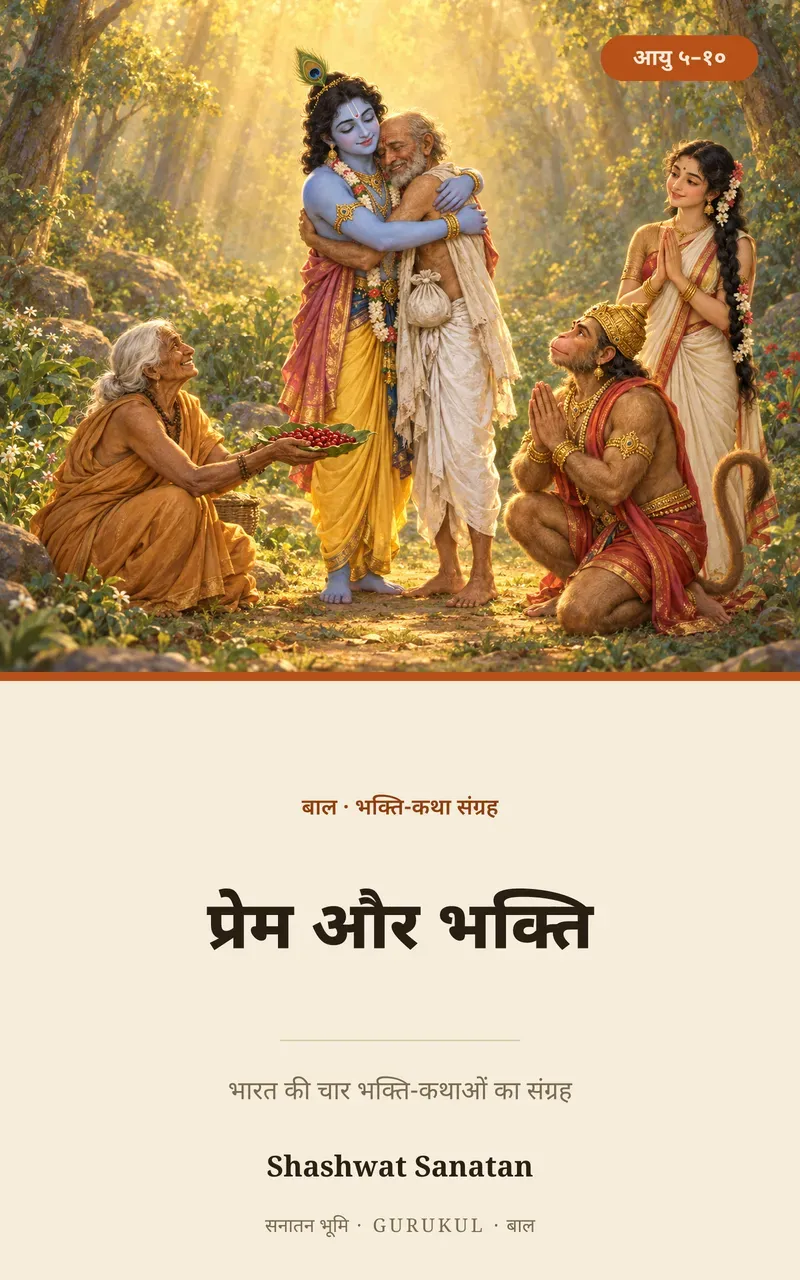 प्रेम और भक्ति पुस्तक का आवरण
